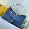 Designer axelväska lady denim handväska handväska hobo satchel koppling kväll stor kapacitet på påse crossbody väska pochette