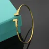 Designer Armband Fashion Schmuckstücke Gold plattiert Stahl Diamant für Frauen Männer Nagelarmbänder Sier klassischer Designerschmuck Schmuck