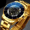 wholesale Montres en acier inoxydable pour hommes d'affaires de mode Casual Calendar Clock Montres à quartz pour hommes