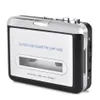 Spelar USB Cassette Tape till PC Mp3 CD Switcher Converter Capture Audio Music Player med hörlurar