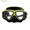 Diving Masks -1 To -8.5 Myopia Adults Silicone Large Frame HD Clear Anti Fog Diving Eyewear Masks Custom For Left Right Eyes Different DegreeL240122