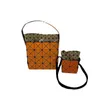 New Square Box With Contrasting Color Patchwork Diamond Grid Bag Versatile Underarm Handbag Shoulder Bags Portable Women's Bag