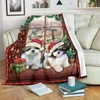 Couvertures Mignon Shih Tzu Couverture polaire chien Wearwanta imprimé portable adultes/enfants Sherpa 03