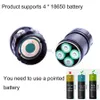 Flashlights LED Diving Flashlight 20000Lumens 6 x XHP70 Underwater Lighting 100m Waterproof Tactical Torch For Photography Video Fill Light 240122