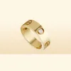 Love Screw Ring Luxury Designer Jewelry for Women Diamond Rings Titanium Steel Eloy Goldplated Classic Fashion Accessories Never3382500