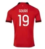 Bourigeaud Rennes 23 24 Stade Rennais Fc Soccer Jerseys Terrier Doku Guirassy Camavinga Aguerd Niang 2023 2024 Maillots de football Maillots de Foot Hommes Enfants