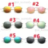 Raybans Sonnenbrille RUND METALL Raybans Klassische Sonnenbrille Marke Retro Frauen 2023 Luxus Designer Brillenband Metallrahmen Designer Sonnenbrille Frau 804