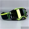 Occhiali da sci Motocross Antivento Uomo Ciclismo Scooter Antifog Protezione UV Outdoor Mtb Mx Occhiali da corsa per moto Maschera 240115 Drop De Dhfsz