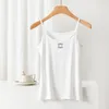 2024 Womens Tank Top Summer Slim Sleeveless Camis Croptop Outwear Elastic Sports Knitted Tanks 4412ess