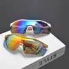 Outdoor Radfahren und Bergsteigen Sonnenbrille Herren Damen Anti UV starkes Licht High-End einteilige Augenschutz winddichte Brille