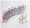 Supermarket Handcart Baby Toys Mini Trolley Toy Utility Carts Storage Folding Shopping Cart Basket Toys Children Boys Novelty Item1561558