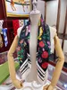 Новый дизайнерский шелковый шарф с двусторонним принтом GG Шарфы Дизайнерский шарф с классическим узором Размер 90*90 см