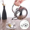 Water Bottles Camping Kettles Warm Wine Kettle Tea Set Stainless Steel Filter Teapot Cold Bottle No Magnetic Sound Kitchen Tool