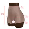 Costume Accessories Fake Vagina Panty Silicone Pussy Pants Shemale Crossdresser Buttock Hip Up Transgender Urinary Catheters and Inserts Pant