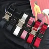 2019 Ny version Alyxbälte 130 cm Rollercoaster Metal -knapp Canvas Hip Hop Street Wear Safety Belt286L