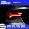 Per Toyota GT86 FT86 Fanale posteriore a LED 13-19 Gruppo fanale posteriore per auto Streamer dinamico Indicatore di direzione Freno Luci di retromarcia