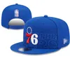 Philadelphia''76ers''ball caps 2023-24 unisex mode bomull baseball cap mästare finaler snapback hatt män kvinnor sol hat broderi vår sommar mössa grossist a0