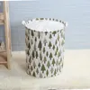 Fashion Print Laundry Basket with Drawstring Lining Portable Foldable Storage Bag Hamper for Kids Toys Dirty Clothes Basket 240118