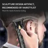 Hårklippare T9 USB Electric Hair Clipper för män Hår skärmaskin Uppladdningsbar man Shaver Trimmer Barber Technical Beard Trimmer