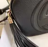 5a Soho Disko Çanta Tasarımcı Çantalar Orijin Deri Omuz Çantaları Mektuplar Paterns Tassel Cüzdanlar Kadın Çanta Moda Crossbody Bag 30836