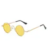 Retro Metal Vintage Eyewear Gothic Steampunk Round Sunglasses Small Frame Glasses Mirror Lenses 9 Colors Wholesale