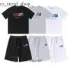 Designer Trapstar Jacke Herren T-Shirts 2023 Neue Sommer TRAPSTAR Mantel Bedruckte Baumwolle T-shirt Männer Strand Shorts Sets Streetwear Trainingsanzug Herren Sportswear Haikyuu 45