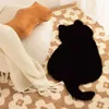 Dywany Pluszowy dywan do salonu kudytowe wzory kota podłogowe matę antypoślizgową długie włosy solidne dywany wystrój