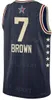 Print 2024 Basketball All-Star Jerseys Donovan Mitchell 45 Tyrese Maxey 0 Jaylen Brown Kristaps Porzingis DeMar DeRozan Bam Adebayo Paolo Banchero Youth Woman Man