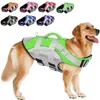 Giubbotto di salvataggio Boa Estate Sicurezza Pet Dog Giubbotto di salvataggio per cani di piccola taglia Costume da bagno Pettorina per animali Giubbotto di salvataggio Abbigliamento Labrador Costumi da bagno S-XL 240122