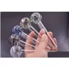 Smoking Pipes Newest Design 10M Mini Colorf Glass Oil Burner Pipe 12Mm Thick Heady Straight Tube Nail Drop Delivery Home Garden Househ Otacs