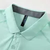 2023 Casual Sport T-shirt dla mężczyzn Kobiety Lato Szybkie suche koszule polo Button Lapel Golf Zużycie Solidne wydarzenie Ubranie konfigurowalne