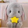 Pluche poppen Schattig konijntje gevuld knuffel Zacht konijnspeelgoed Bunny Kinderkussenpop Cadeaus voor kinderen Grilfriend Baby Begeleiden slaapspeeltje