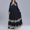 Vestidos casuais estilo étnico vestido para mulheres robe solto plus size árabe zen vestido maxi primavera 2024