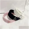 Headbands Designer Mulheres Cor Sólida Marca Carta Francês Triângulo Triângulo Hairband Moda Mulheres Outono Esporte Cabelo Hoop Vintage Dh7Su