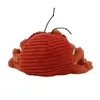 Poupées en Peluche 45 cm Crabe Orange en Peluche Doux Dessin animé modèle Doux Ornements Coussins pour garçons et Filles Cadeaux d'anniversaire de Vacances de Noël