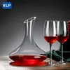 KLP Conjunto de vidro de vinho tinto de maçã verde, decantador doméstico, copo de cristal europeu, conjunto criativo 240122