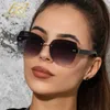 Gafas de sol SIMPRECT gafas de sol sin montura para mujer 2023 protección UV marca de lujo gafas de sol de calidad gafas de sol Vintage de moda para mujer YQ240120
