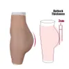 Accessori per costumi Culo Pantaloni in silicone Hip Up con mutandine per la fica Tubo per vagina finto per Crossdresser Transgender Halloween Cosplay Donna