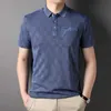 Mlshp algodão verão golfe camisas polo masculinas de luxo manga curta geométrica casual masculino camisetas alta qualidade homem t 3xl