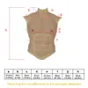 Costume Accessories Cosplay Male Suit with Shoulders Realistic Belly Muscle Actor Silicone Upper Piece Pectoralis Crossdress Halloween