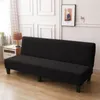 Cadeira cobre 2024 jacquard sofá cama capa estiramento sem braços antiderrapante banco de slipcover reto para sala de estar