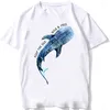 メンズTシャツキラークジラ解剖学生物学面白いTシャツユニセックス半袖夏ビーチヒップホップスタイルホワイトカジュアルティーシーライフトップス