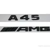 Emblema distintivo del bagagliaio posteriore con lettere 3D nero lucido per Mercedes A45 AMG1547745