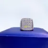 Bling Jewelry Wholesale Hip Hop Vvs Moissanite Lab Diamond Men Iced Out Ring