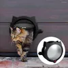 Kattbärare mångsidig hunddörrklaff säkra katter Dörrar breda applikationer säkerhetslåsbar husdjur