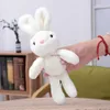 Poupées en peluche 25 cm mignon lapin en peluche doux en peluche lapin poupée bébé filles jouet de couchage filles enfants bébé en peluche animaux cadeaux d'anniversaire