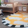 Teppiche Cartoon Kinder Teppich Wohnzimmer Dekoration Niedliche Wolke Boden Spielmatte Schlafzimmer Dekor Lounge Kinderteppich