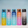 water bottle 1 Liter Water Bottle Change Color Sport Water Bottle Leakproof Bottles Drinking Outdoor Travel Gym Fitness Jugs Kitchen Big Cups 240122