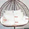 Pillow Unstuffed Double Hanging Swing Egg Chair Cover Hammock S Basket Pad Seat No