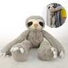 Mignon paresseux rideau boucle poupée forêt animal dessin animé rideau corde attaché en peluche poupée en peluche jouet